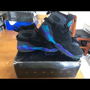 Air Jordan 8 Retro GS 'Aqua' 2007